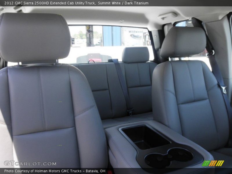 Summit White / Dark Titanium 2012 GMC Sierra 2500HD Extended Cab Utility Truck