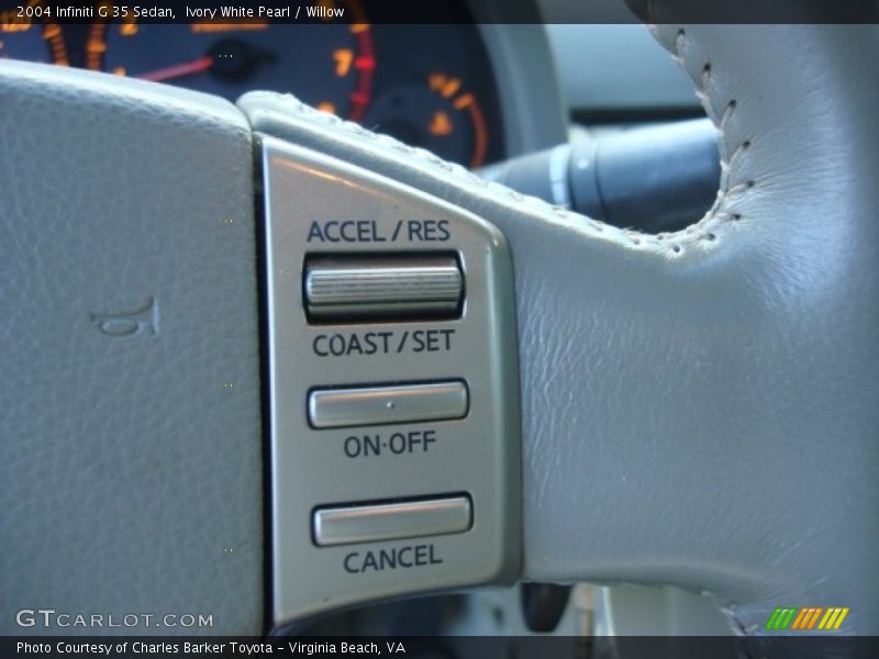 Ivory White Pearl / Willow 2004 Infiniti G 35 Sedan