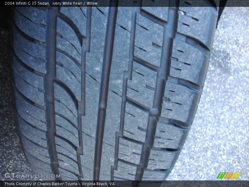 Ivory White Pearl / Willow 2004 Infiniti G 35 Sedan