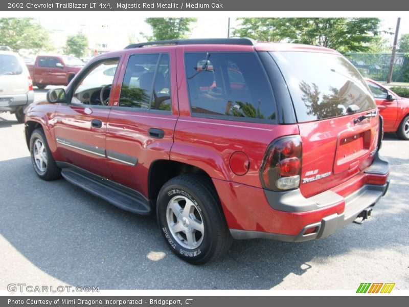 Majestic Red Metallic / Medium Oak 2002 Chevrolet TrailBlazer LT 4x4