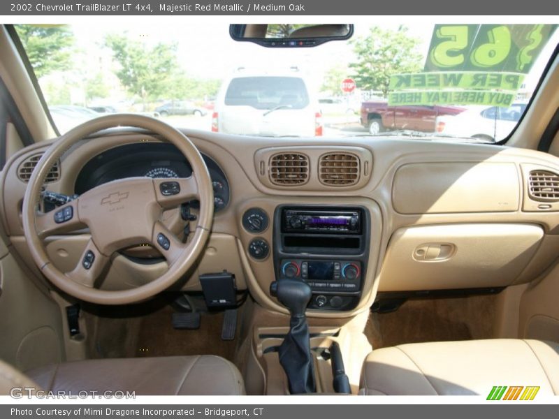 Majestic Red Metallic / Medium Oak 2002 Chevrolet TrailBlazer LT 4x4