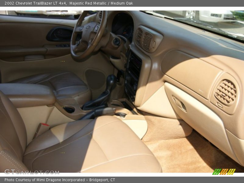 Majestic Red Metallic / Medium Oak 2002 Chevrolet TrailBlazer LT 4x4