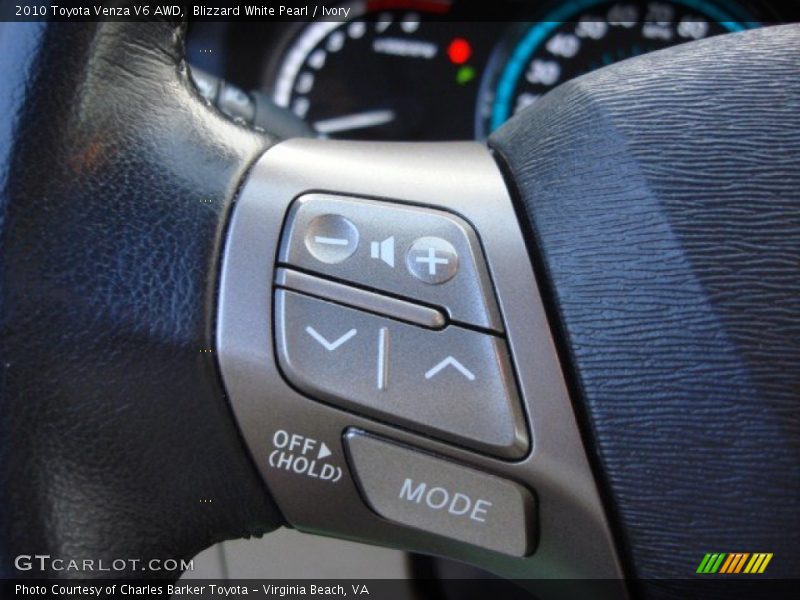 Blizzard White Pearl / Ivory 2010 Toyota Venza V6 AWD