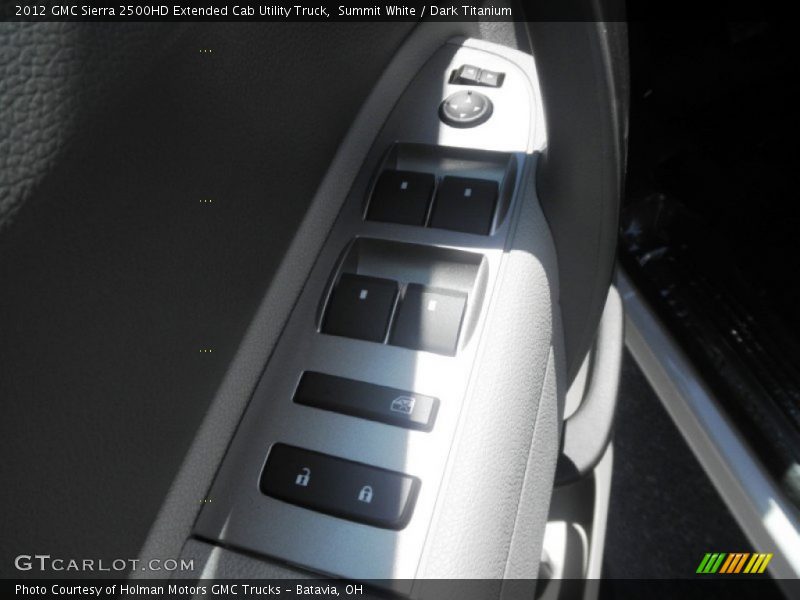 Summit White / Dark Titanium 2012 GMC Sierra 2500HD Extended Cab Utility Truck