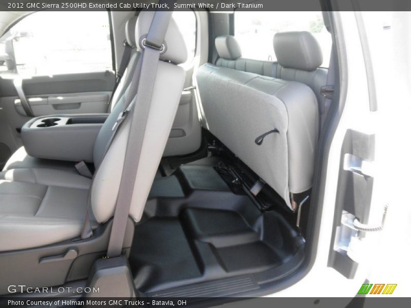 Summit White / Dark Titanium 2012 GMC Sierra 2500HD Extended Cab Utility Truck