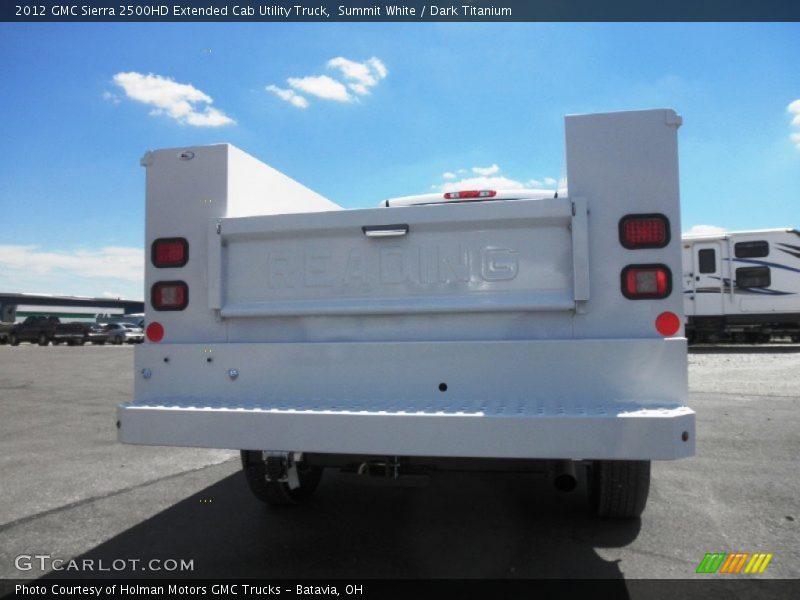 Summit White / Dark Titanium 2012 GMC Sierra 2500HD Extended Cab Utility Truck