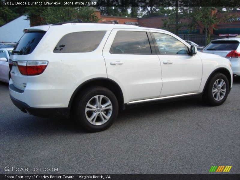 Stone White / Black 2011 Dodge Durango Crew 4x4