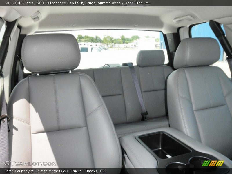 Summit White / Dark Titanium 2012 GMC Sierra 2500HD Extended Cab Utility Truck