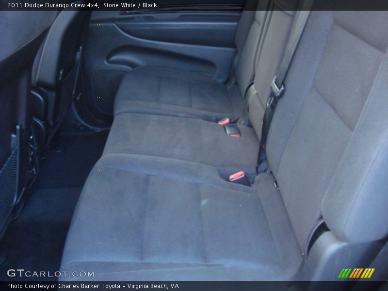 Stone White / Black 2011 Dodge Durango Crew 4x4