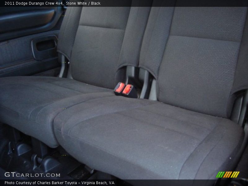 Stone White / Black 2011 Dodge Durango Crew 4x4