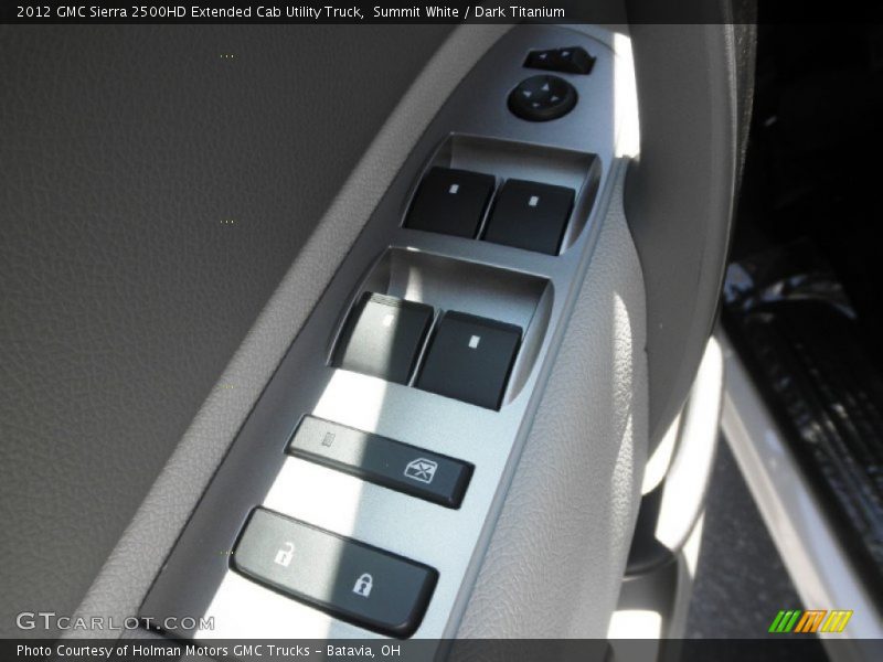 Summit White / Dark Titanium 2012 GMC Sierra 2500HD Extended Cab Utility Truck