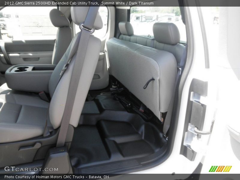 Summit White / Dark Titanium 2012 GMC Sierra 2500HD Extended Cab Utility Truck