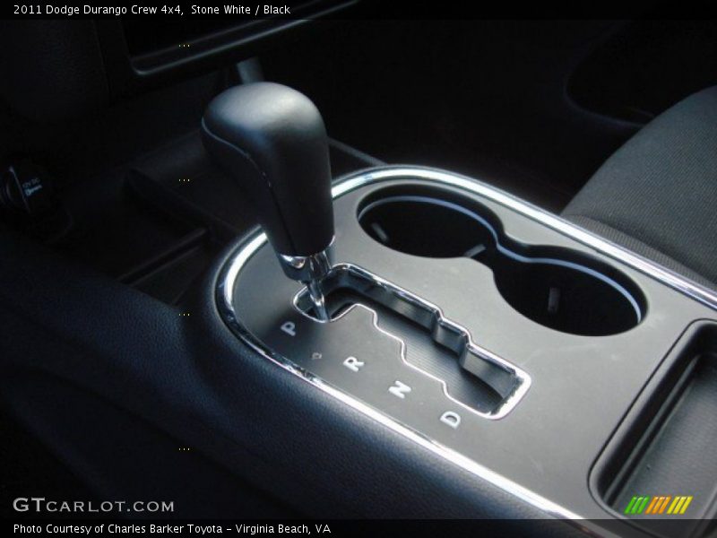 Stone White / Black 2011 Dodge Durango Crew 4x4