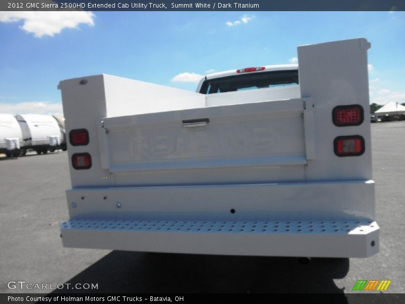 Summit White / Dark Titanium 2012 GMC Sierra 2500HD Extended Cab Utility Truck