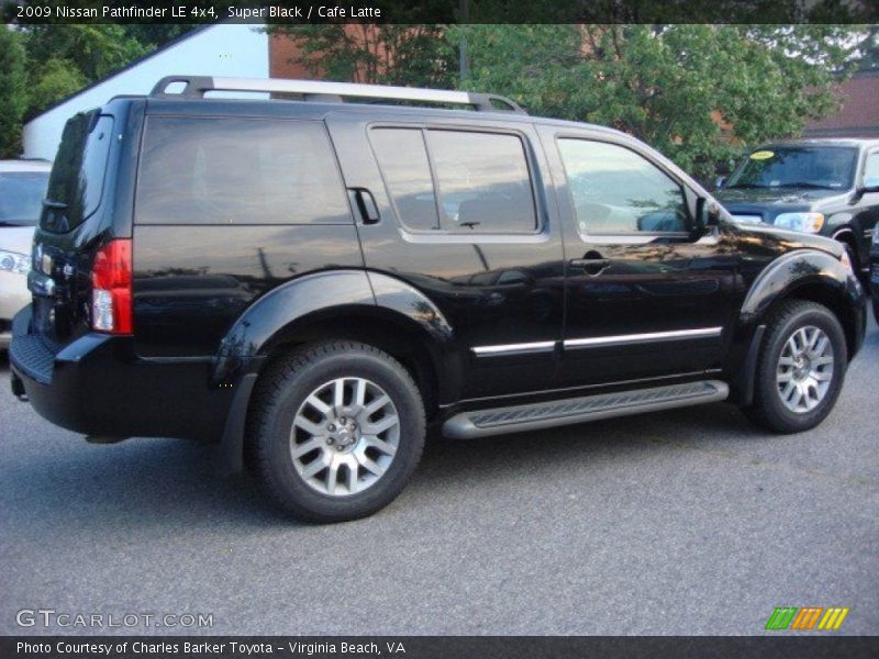 Super Black / Cafe Latte 2009 Nissan Pathfinder LE 4x4