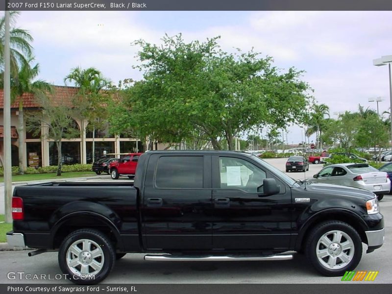 Black / Black 2007 Ford F150 Lariat SuperCrew