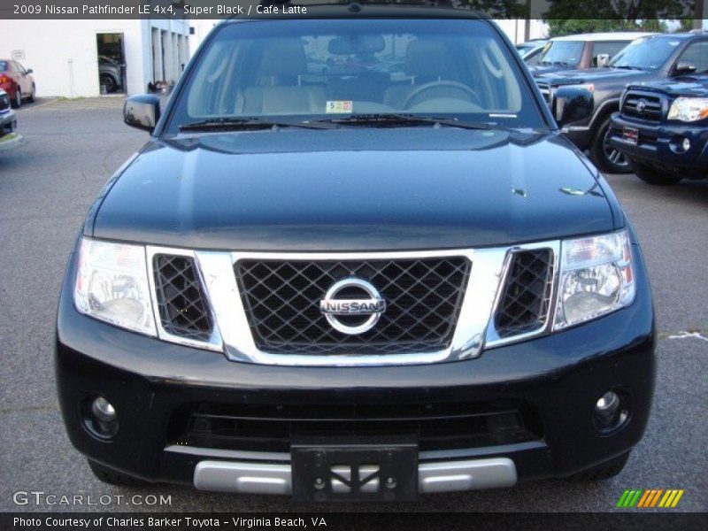 Super Black / Cafe Latte 2009 Nissan Pathfinder LE 4x4