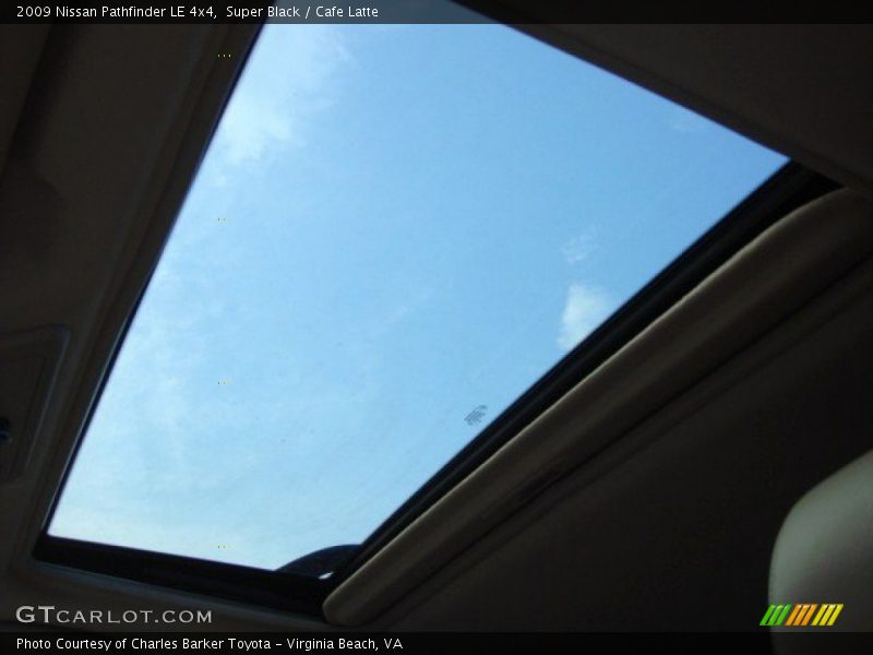 Super Black / Cafe Latte 2009 Nissan Pathfinder LE 4x4