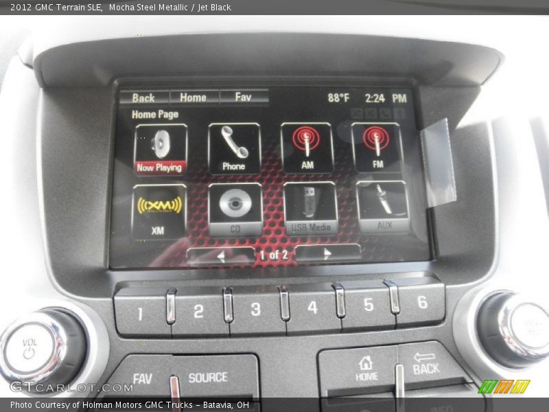 Mocha Steel Metallic / Jet Black 2012 GMC Terrain SLE