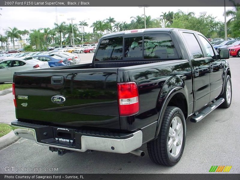 Black / Black 2007 Ford F150 Lariat SuperCrew