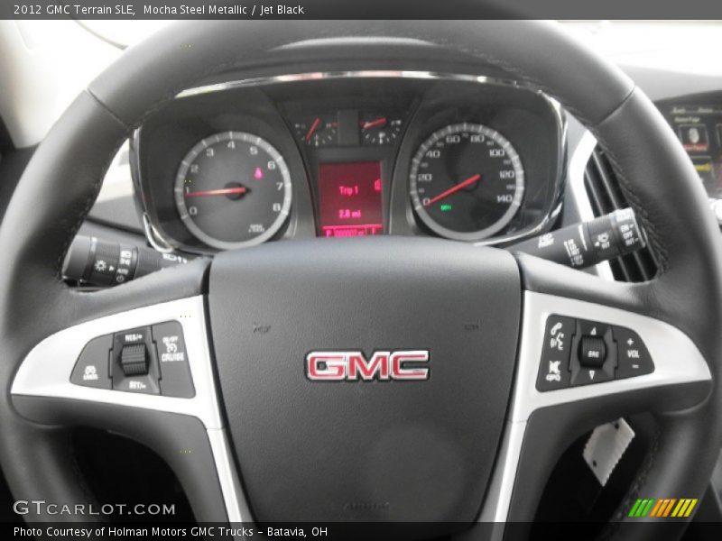 Mocha Steel Metallic / Jet Black 2012 GMC Terrain SLE