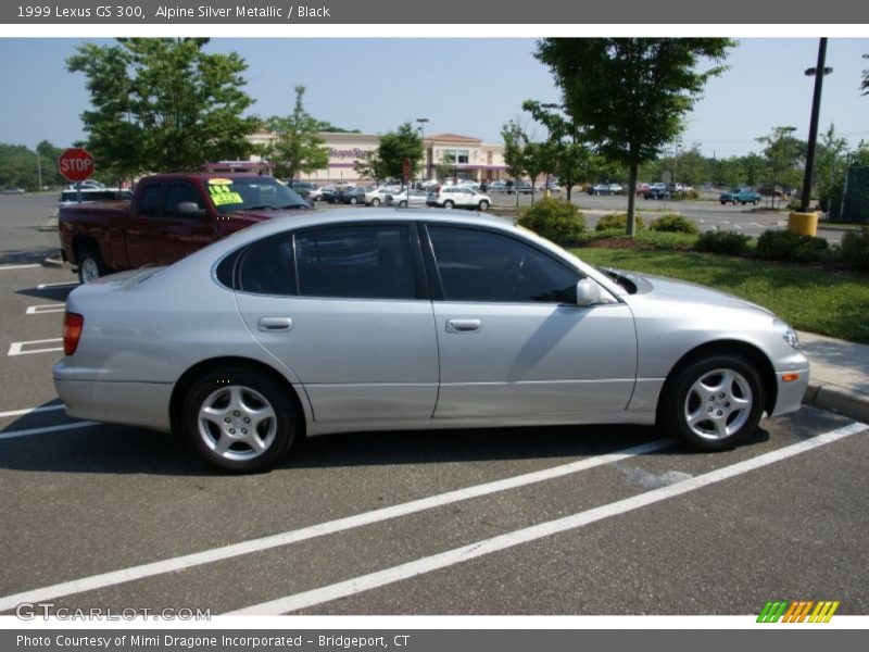 Alpine Silver Metallic / Black 1999 Lexus GS 300