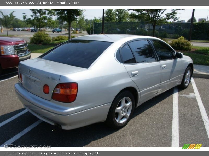 Alpine Silver Metallic / Black 1999 Lexus GS 300