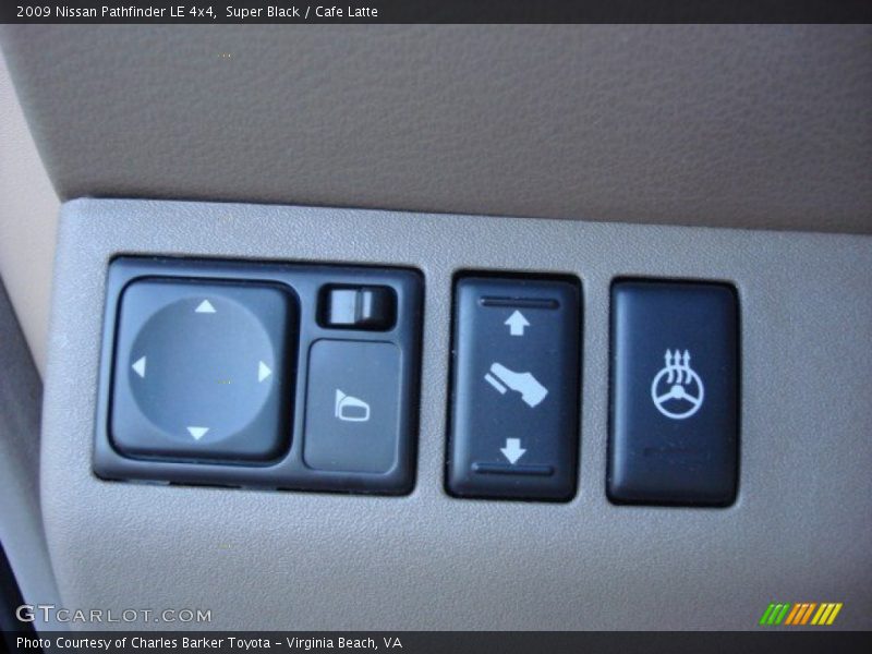 Super Black / Cafe Latte 2009 Nissan Pathfinder LE 4x4