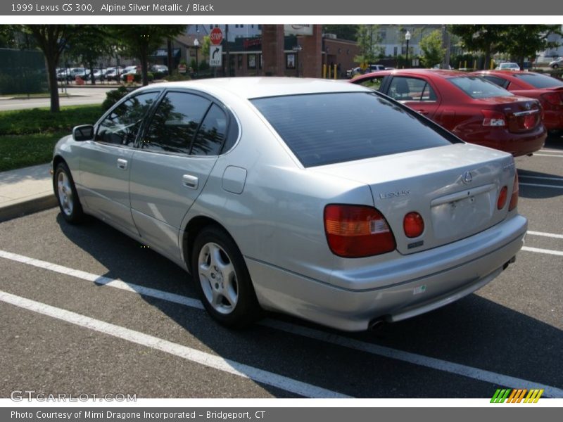 Alpine Silver Metallic / Black 1999 Lexus GS 300