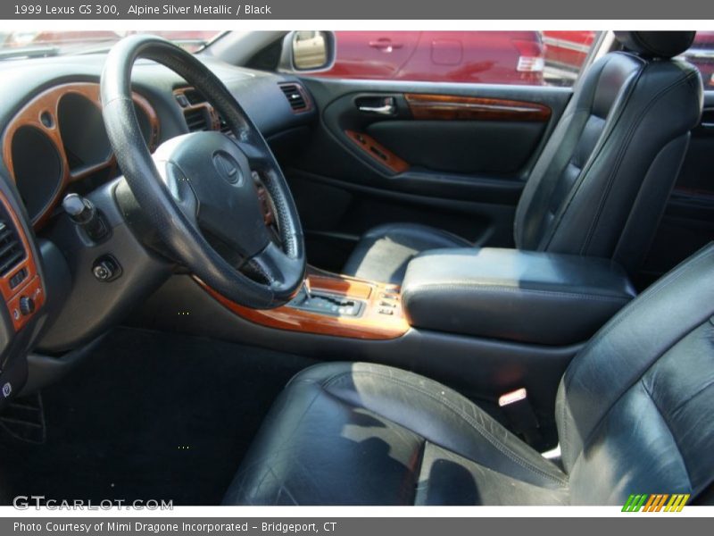 Alpine Silver Metallic / Black 1999 Lexus GS 300