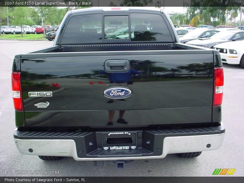Black / Black 2007 Ford F150 Lariat SuperCrew