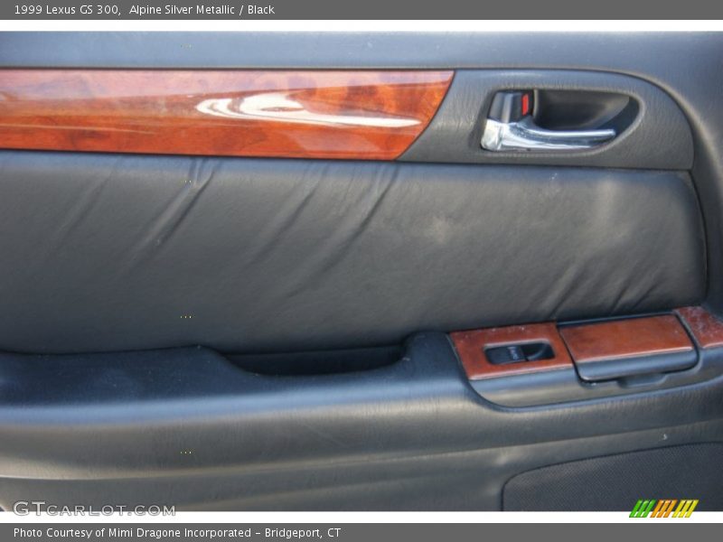 Alpine Silver Metallic / Black 1999 Lexus GS 300