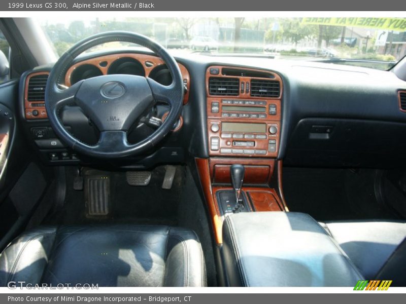 Alpine Silver Metallic / Black 1999 Lexus GS 300