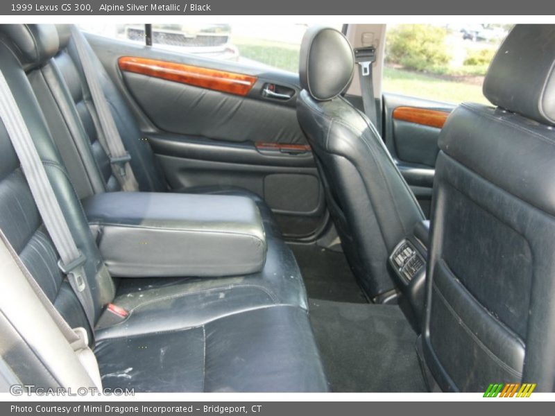 Alpine Silver Metallic / Black 1999 Lexus GS 300