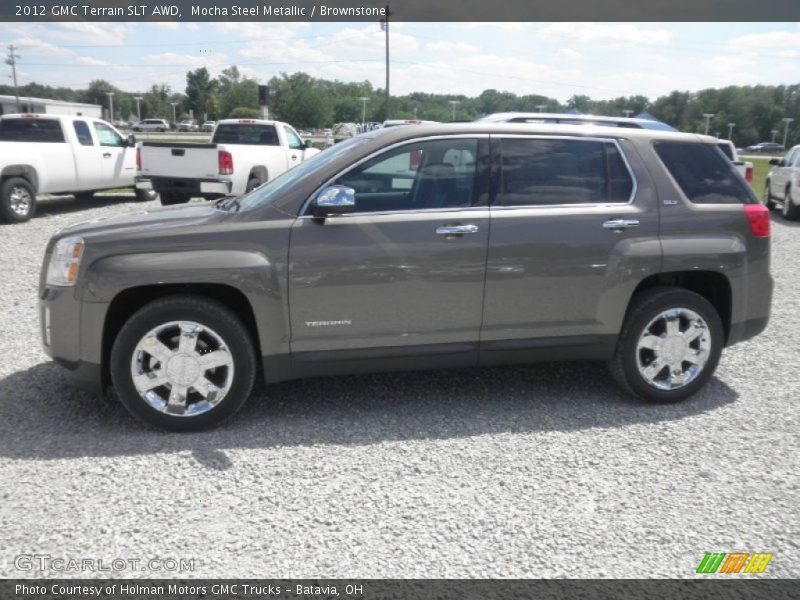 Mocha Steel Metallic / Brownstone 2012 GMC Terrain SLT AWD