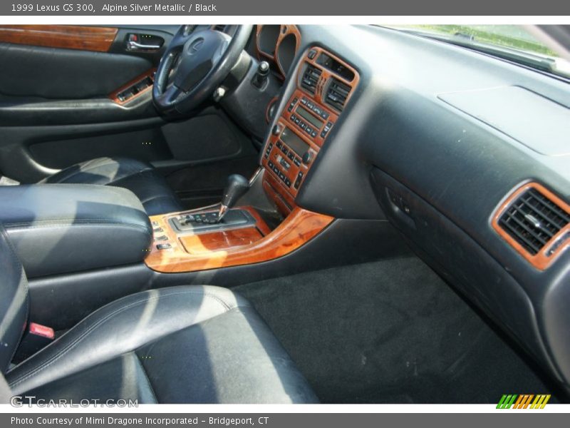 Alpine Silver Metallic / Black 1999 Lexus GS 300