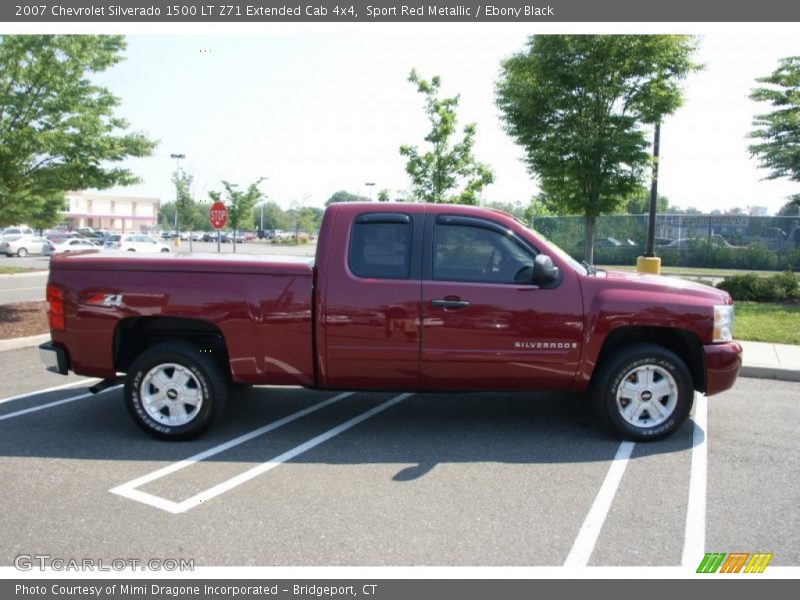 Sport Red Metallic / Ebony Black 2007 Chevrolet Silverado 1500 LT Z71 Extended Cab 4x4