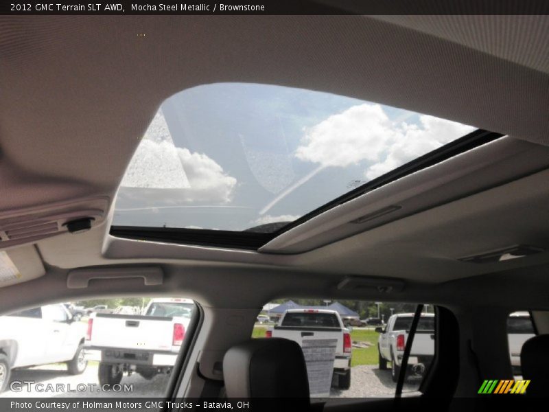 Mocha Steel Metallic / Brownstone 2012 GMC Terrain SLT AWD