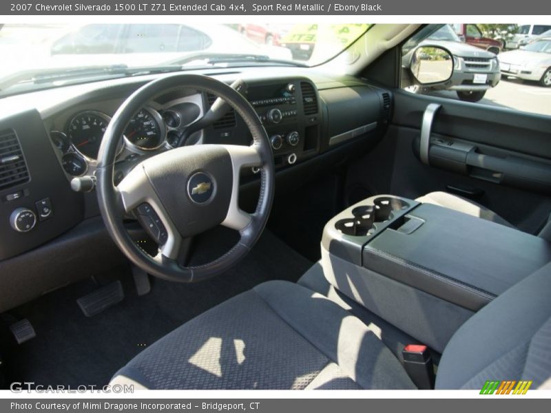 Sport Red Metallic / Ebony Black 2007 Chevrolet Silverado 1500 LT Z71 Extended Cab 4x4