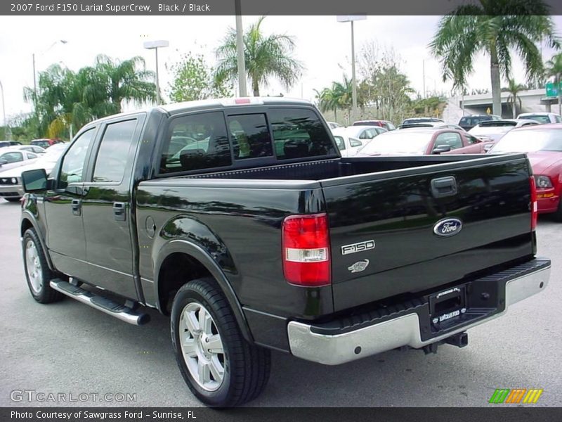 Black / Black 2007 Ford F150 Lariat SuperCrew