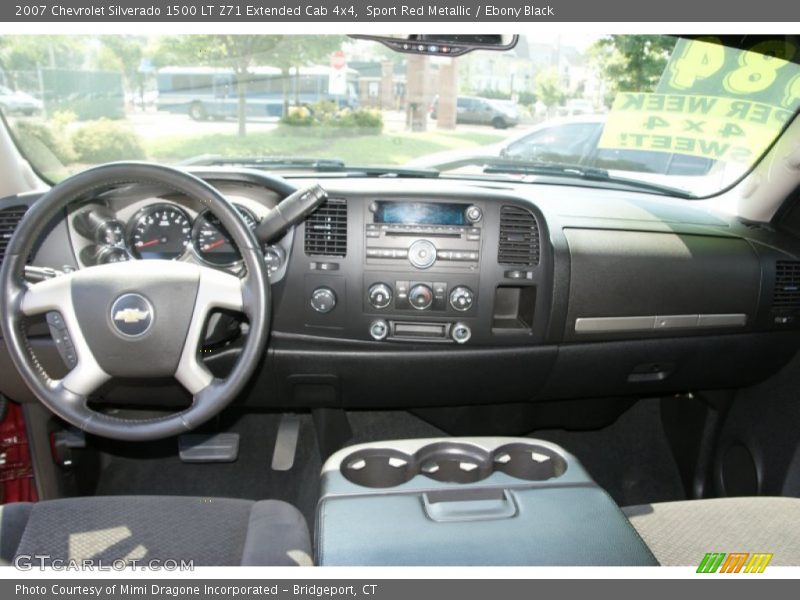 Sport Red Metallic / Ebony Black 2007 Chevrolet Silverado 1500 LT Z71 Extended Cab 4x4
