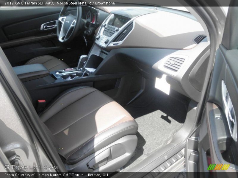 Mocha Steel Metallic / Brownstone 2012 GMC Terrain SLT AWD