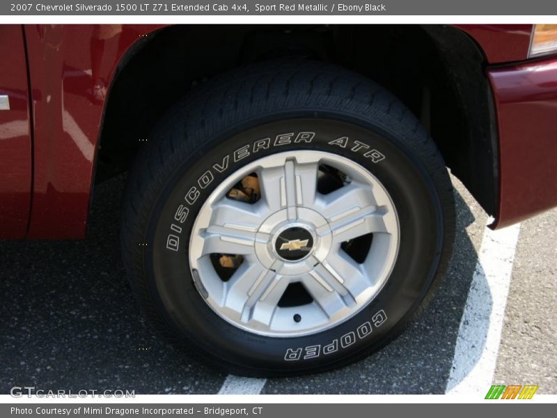 Sport Red Metallic / Ebony Black 2007 Chevrolet Silverado 1500 LT Z71 Extended Cab 4x4