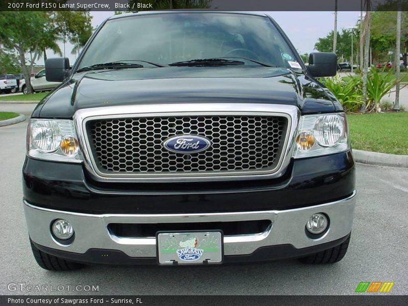 Black / Black 2007 Ford F150 Lariat SuperCrew
