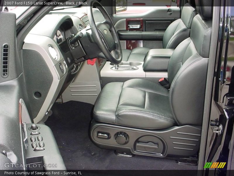 Black / Black 2007 Ford F150 Lariat SuperCrew