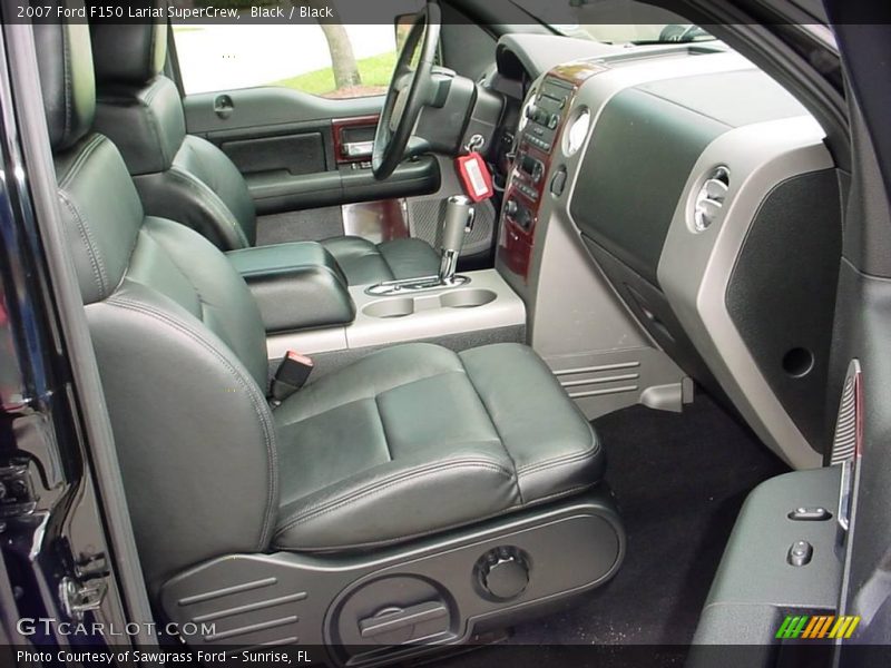 Black / Black 2007 Ford F150 Lariat SuperCrew
