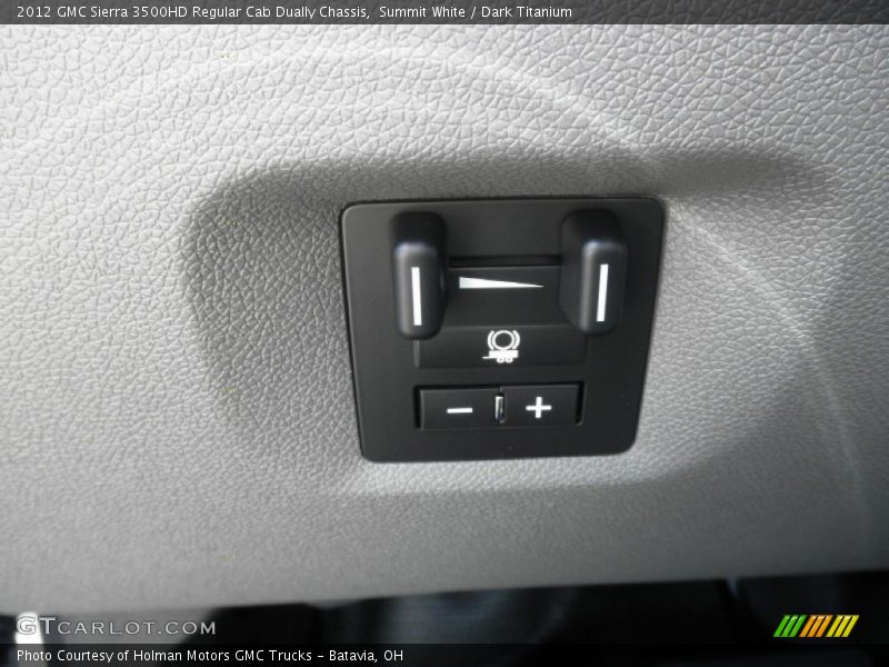 Summit White / Dark Titanium 2012 GMC Sierra 3500HD Regular Cab Dually Chassis