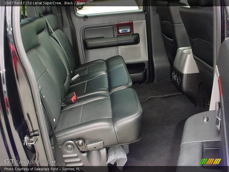 Black / Black 2007 Ford F150 Lariat SuperCrew