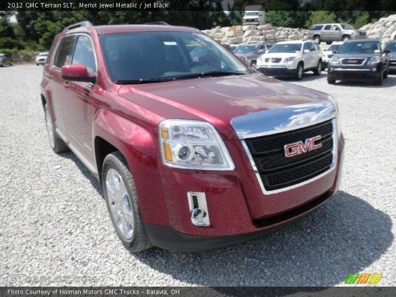 Merlot Jewel Metallic / Jet Black 2012 GMC Terrain SLT