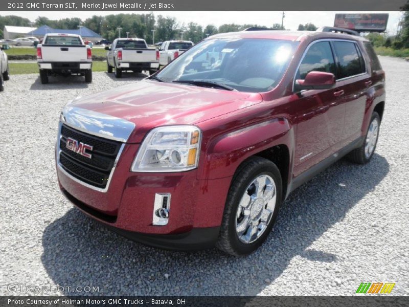 Merlot Jewel Metallic / Jet Black 2012 GMC Terrain SLT